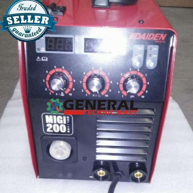 Spesial Mesin Las Co2 Co 2 Mig Mag 200 A Gasless Daiden Migi 200 Japan