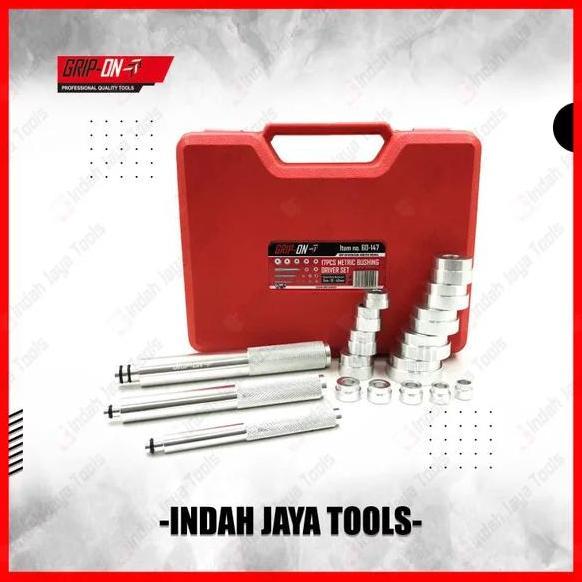 GRIP ON 60-147 Metric Bushing 17 Pcs Treker Lepas Pasang Bearing Seal