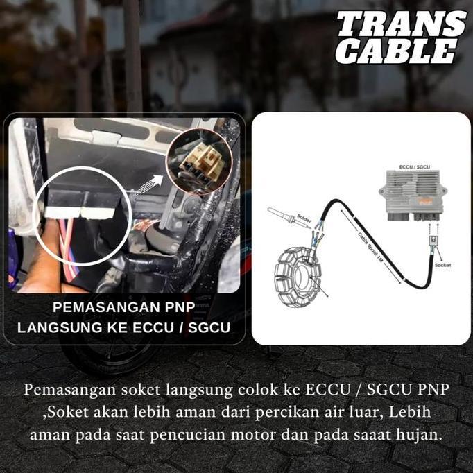 Soket kabel Spull Aerox Lexi Nmax Anti Kode 12 ORIGINAL Terlaris