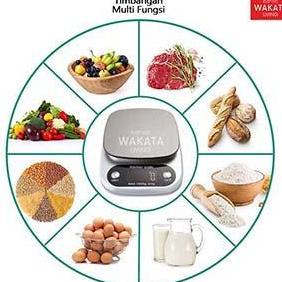 THOME Timbangan Dapur Digital 10Kg / Timbangan Kue Digital Dapur PREMIUM / Mini Kitchen Scale Timban