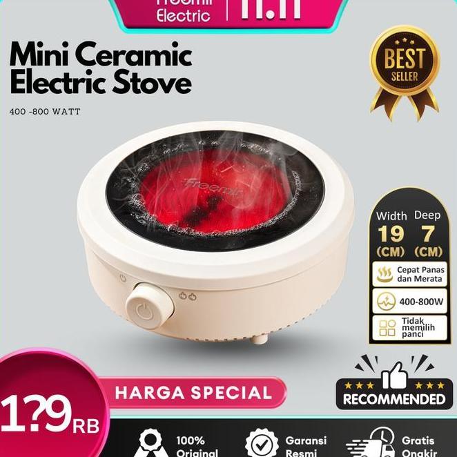 Freemir Kompor Listrik Mini Electric Cooker Kompor Listrik Keramik Praktis Multifungsi Bisa Untuk Se