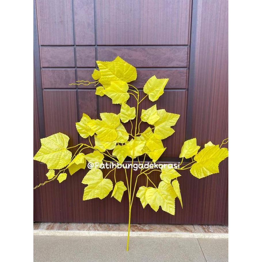 Promo Daun anggur/Daun anggur plastik/Daun anggur hias/Daun anggur dekorasi/Daun anggur artificial D