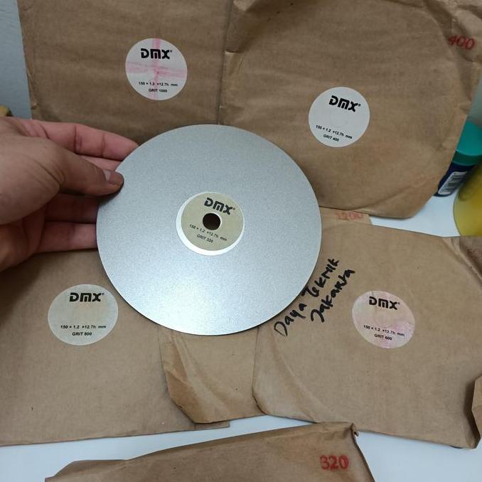 dmx asah batu akik 6" #800 / diamond wheel asah batu dmx grit 800