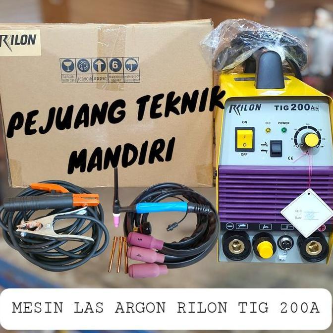 Spesial Mesin Las Argon Rilon Tig 200 A / Trafo Las Argon Rilon Tig 200A