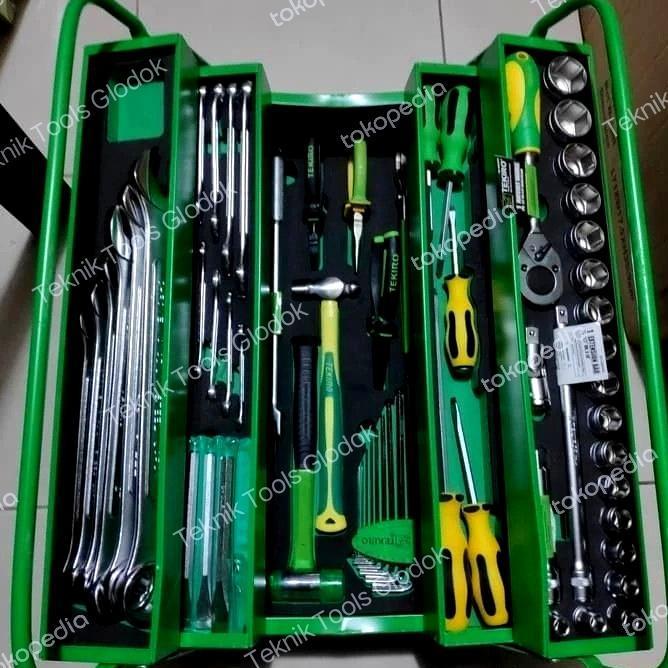 Mekanik Tool Set 66 Pcs Tekiro Tool Box Mekanik 66 Pcs Tekiro