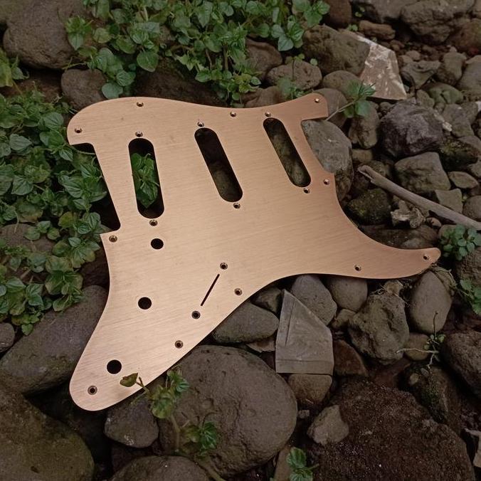 Pickguard Gitar Fender Stratocaster Stratocaster Anodized