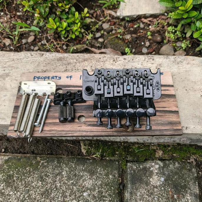 Bridge Tremolo Gitar Floydrose Special EVH Black LEFT HAND