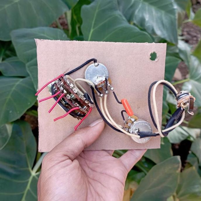 Per wiring Gitar HH 5 Way CTS Super Switch Wiring Harness