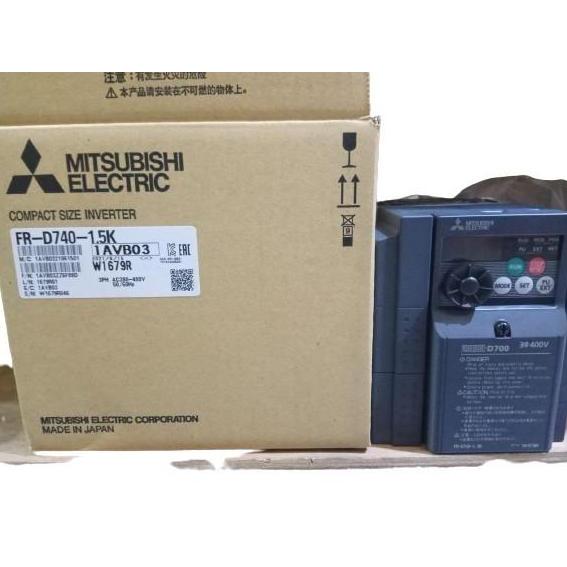 BEBAS ONGKIR - FR-D740-1.5K 1.5 KW FR D 740 1.5 K D740 1,5 KW INVERTER MITSUBISHI
