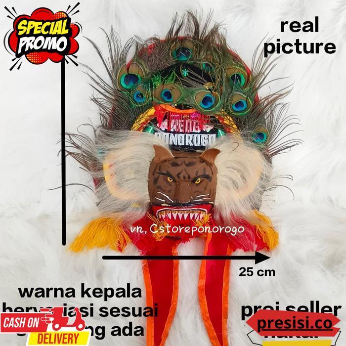 Reog Asli 30 Cm / Reog Anak / Reog Asli / Reog Ponorogo / Reog / Ponorogo / Barongan / Devil / Ganon