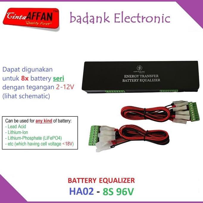 BEBAS ONGKIR - HA02-8S 96V Battery Equalizer Accu Balancer Penyeimbang Tegangan Aki