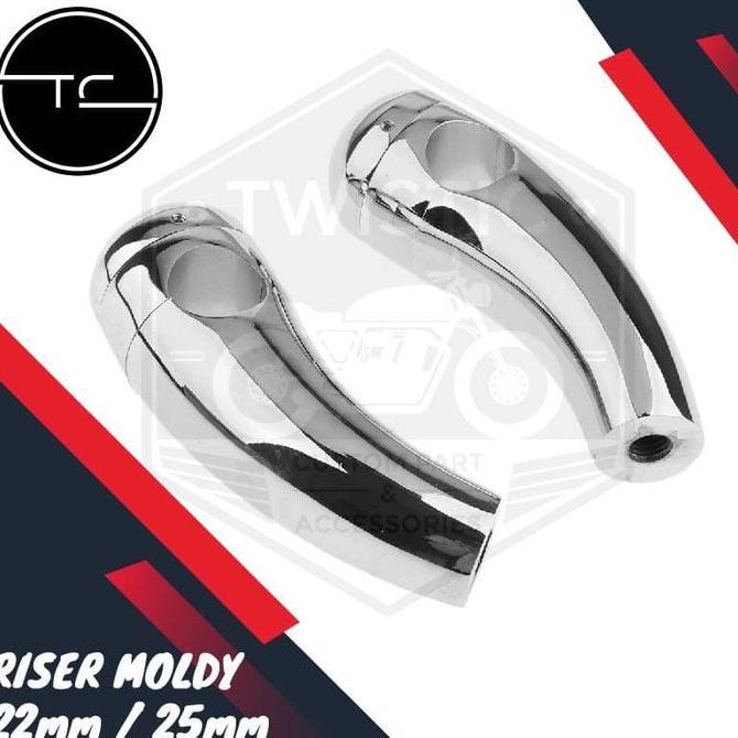 DY10 - Raiser Riser Peninggi Stang Motor Custom Moldy Chopper Bobber Benelli