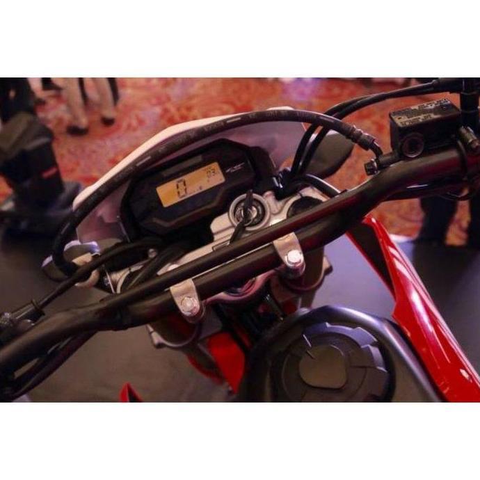 DV321 - GR PAKET 3IN1 Stang Stir CRF+BUSA WARNA+RESER STANG 150L Stang Trail CRF Bahan Tebal Univers