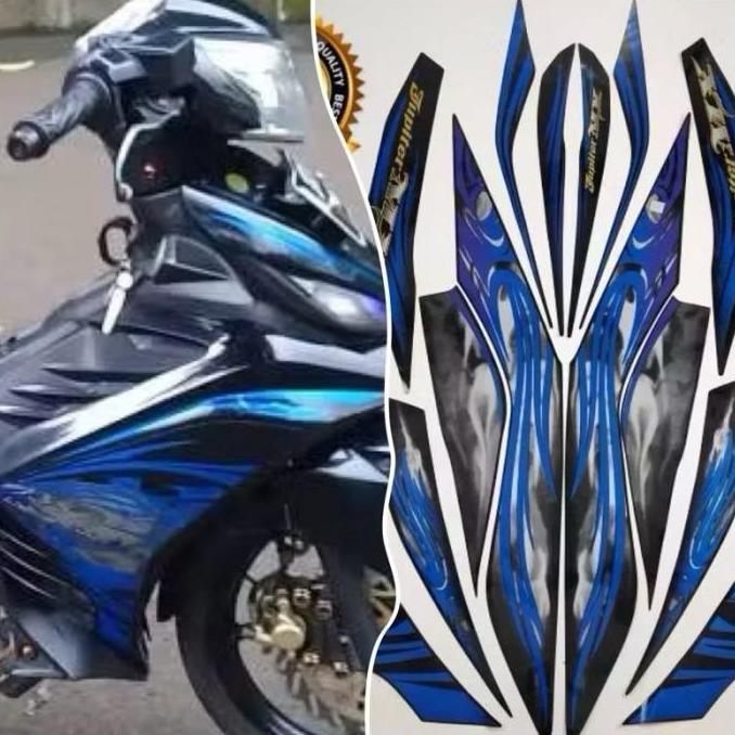 DS304 - STIKER STRIPING LIS LES POLET BODY MOTOR YAMAHA JUPITER MX 135 2011