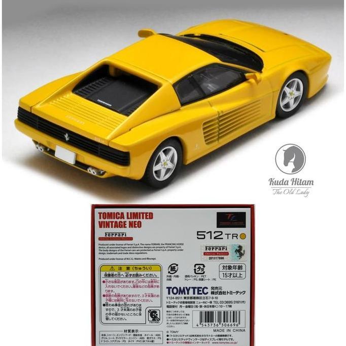 Tomica Limited Vintage Neo TLV-Neo Ferrari 512TR Yellow 512 TR