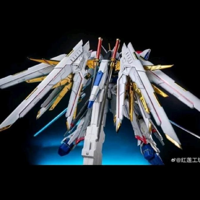 Model Kit RED LOTUS 1/100 Proud Defender Backpack Mighty Strike Freedom for MGEX MG Strike Freedom
