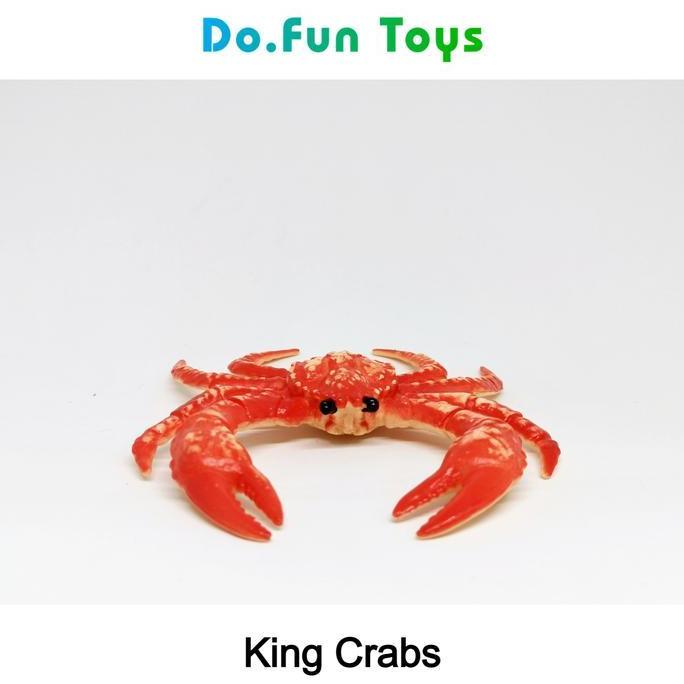 King Crab Animal Figure/ Miniatur Mainan Kepiting Raja