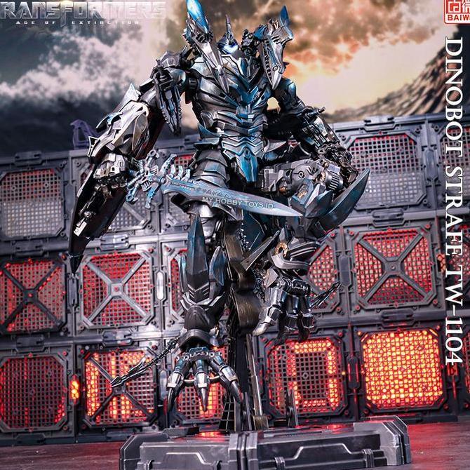 Action Figure Transformers Robot Strafe Pteranodon Burung Dinosaurus Dinobot Grimlock T-Rex