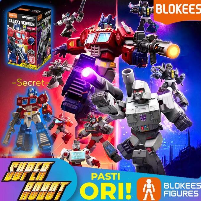 BLOKEES Figure Blind Box Transformers GV-01 Version 01 Roll Out - Optimus Prime / Megatron / Ironhid