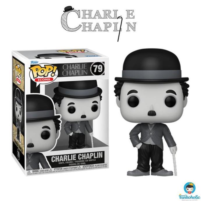 Funko POP Icons Charlie Chaplin - Charlie Chaplin #79