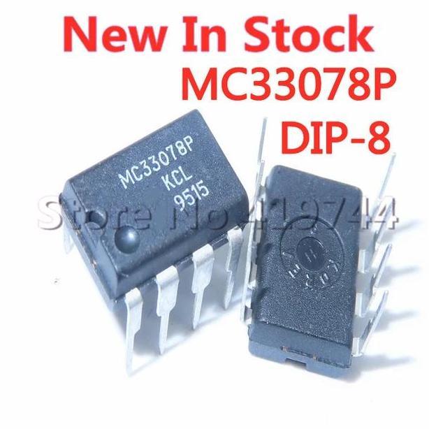 IC MC33078 M33078 MC33078D 33078 DIP-8 Sparepart Elektronik