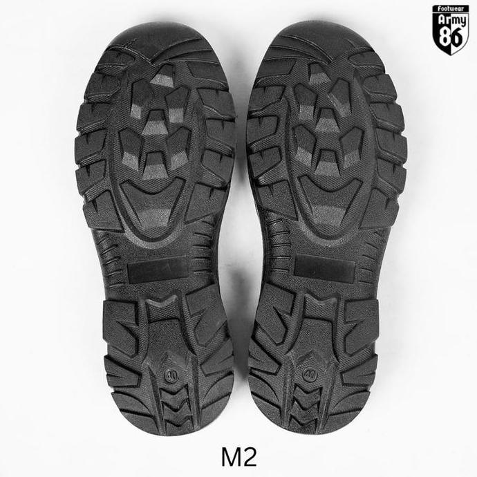 Outsol Sepatu pdl pdh safety boots alas sepatu bahan karet asli TNI Polri Security Trekking Army86