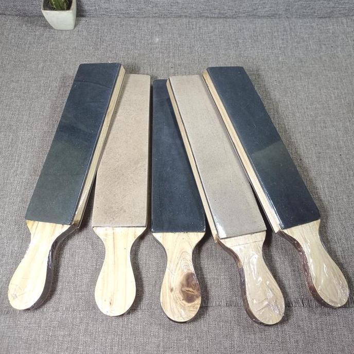 Stroping Kulit Asah Golok Finishing