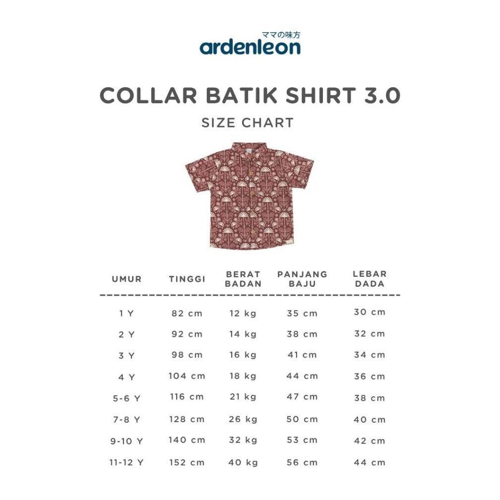 ARDENLEON Atasan Collar Batik Shirt 3.0