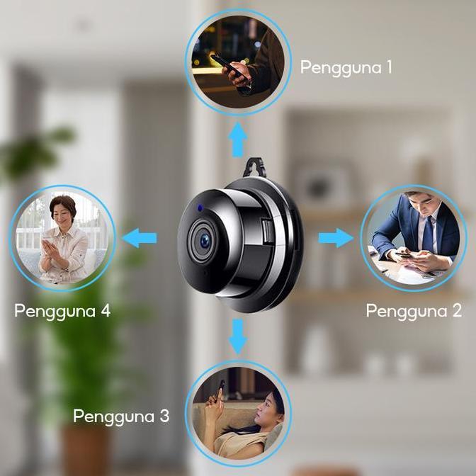 Jantikenaga - V38 Pro J2 Mini CCTV Full HD Kamera Tersembunyi IP CCTV Camera Keamanan Rumah