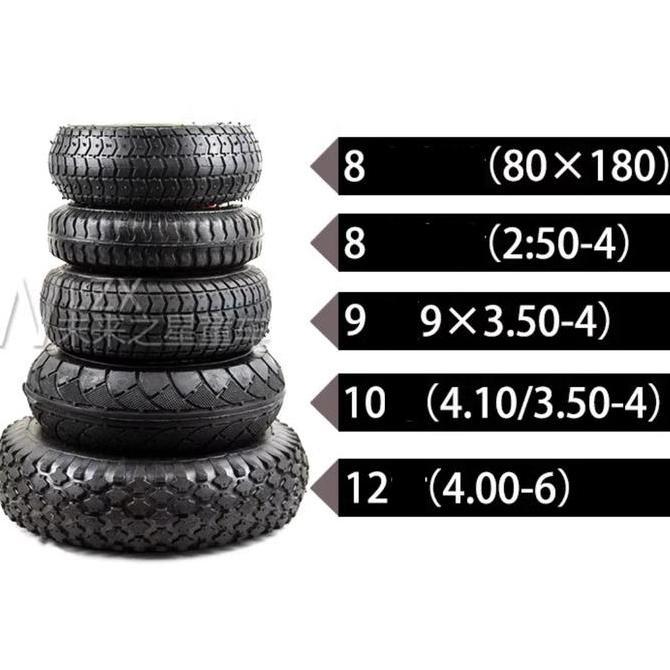 ban karet mobil aki anak 4.10/3.50-4 26CM AS 10MM 12MM atau 9X3.50-4 23CM AS 10MM 12MM [terbaik]