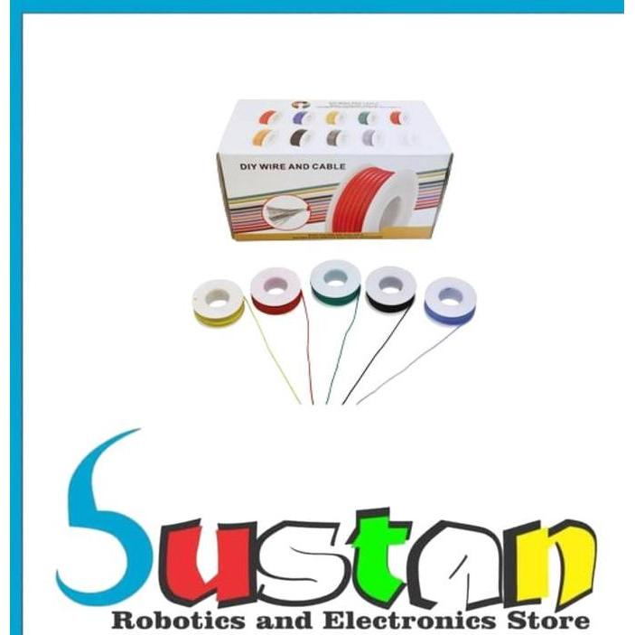 KABEL TUNGGAL AWG28 32 METER 28AWG DIY WIRE AND CABLE HARGA SPESIAL