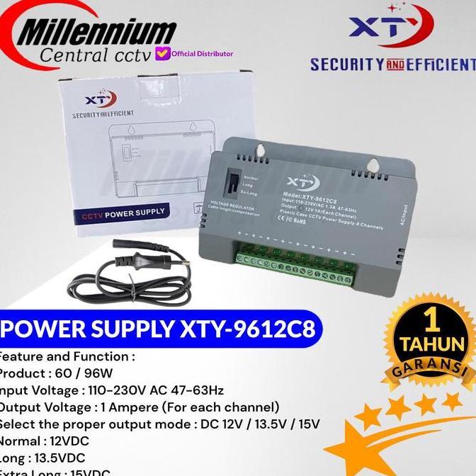 Terjangkau Power Supply Cctv 8 Channel