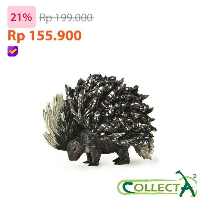 Collecta 88859 Indian Porcupine Animal Fure