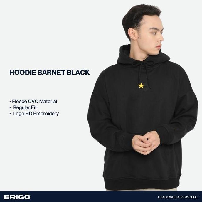 Erigo Hoodie Barnet Black