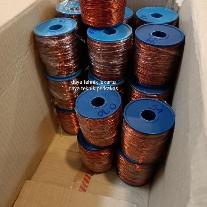 kawat tembaga email 0,35mm 1kg wire Cooper tembaga gulung dinamo