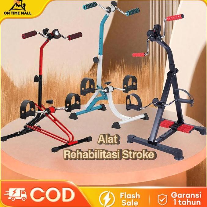 OTM Alat terapi stroke Alat terapi stroke kaki dan tangan Sepeda Statis Olahraga Gym Fitness Terapi 