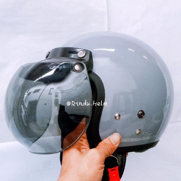 DR317 - Helm Bogo Dewasa C5 Solid