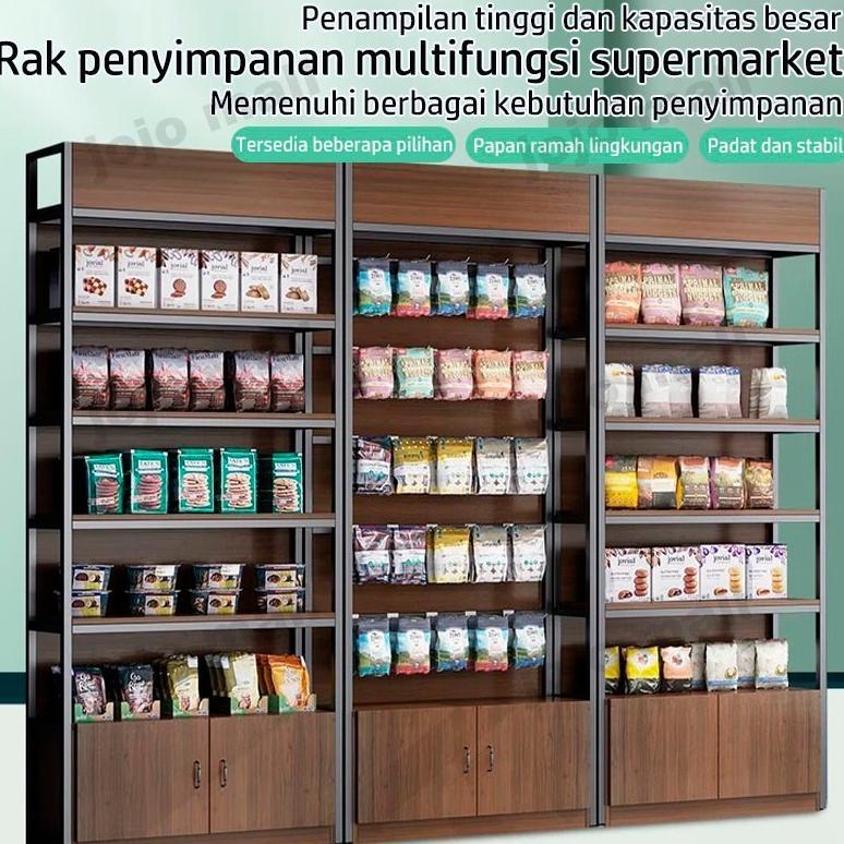 Rak Supermarket Rak Gondola Rak Market  Rak Display Toko Rak Penyimpanan Gudang Rak Bensin Rak Dapur