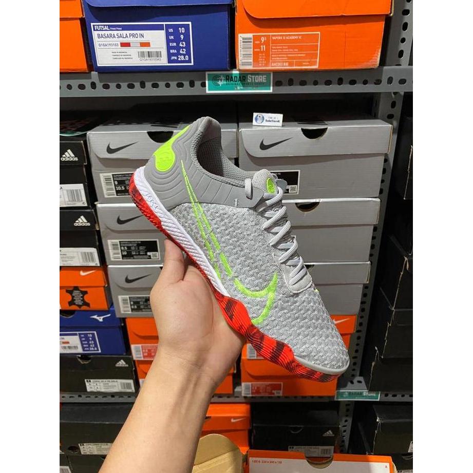 Sepatu Futsal Nike ReactGato Grey Fog CT0550-006 Original BNIB CO