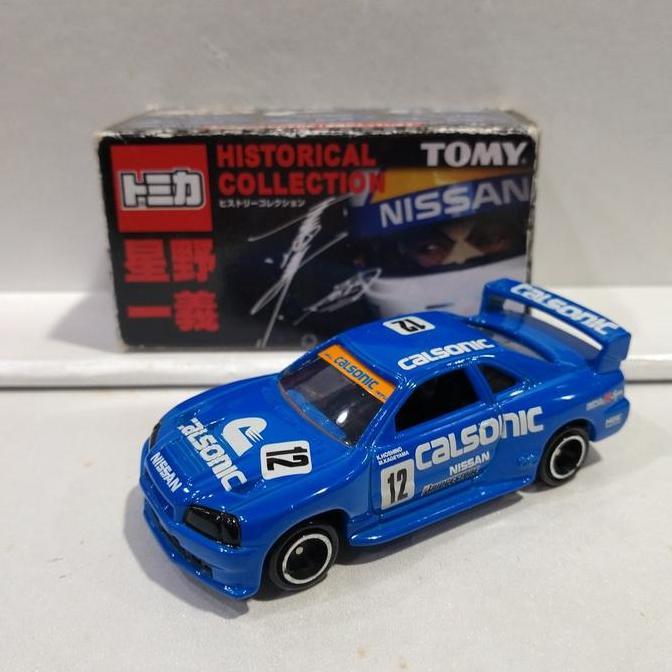 Tomica Nissan Skyline R34 Historical Collection Calsonic