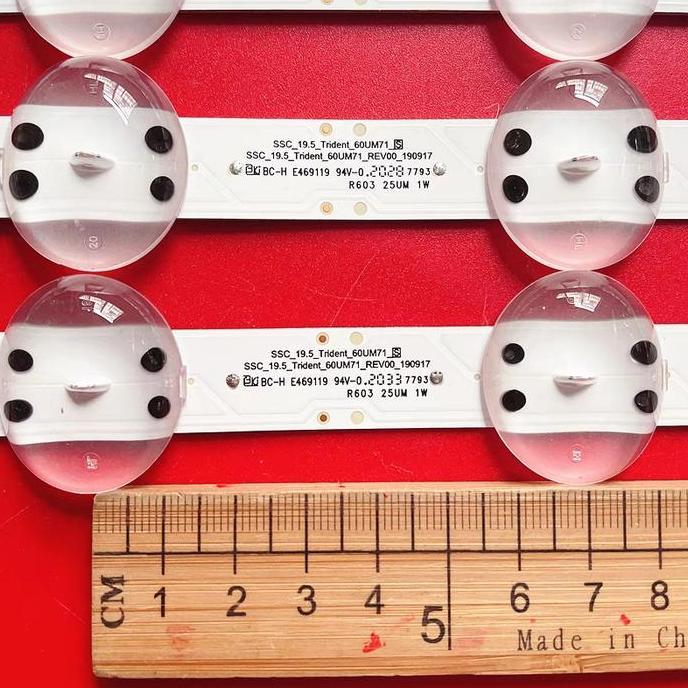 DF14 - Backlight LG 60UM7100 60UM7300 60UM7270 60UM7100PTA 60UM7300 60UM7270 8LED/Strip 1LED 6V 67CM