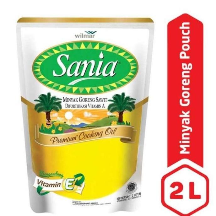 Minyak Goreng Sania 2 Liter Pouch/Refill Minyak  Di Dus  Promo