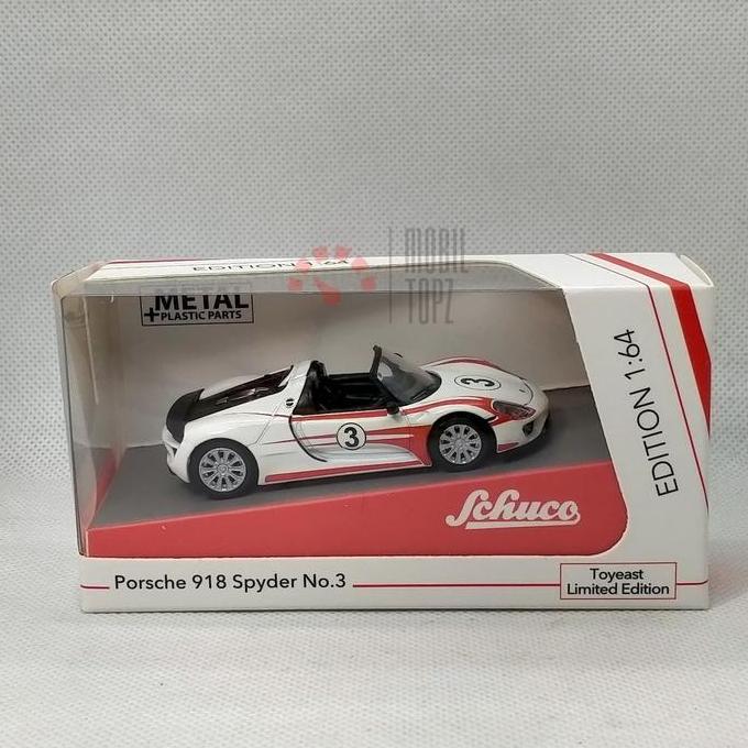 Schuco Diecast Porsche 918 Spyder Toyeast Limited Edition