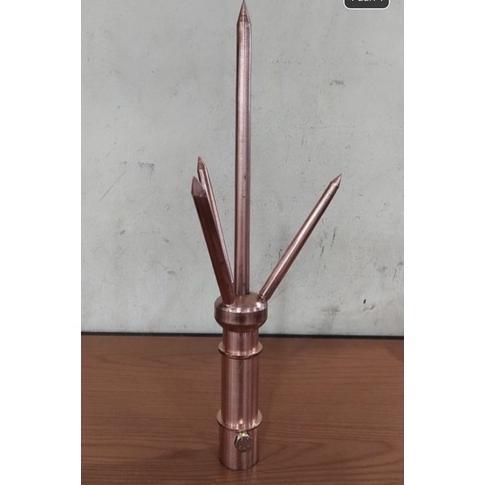 Tombak Anti Petir Trisula / penangkal petir trisula 1 set