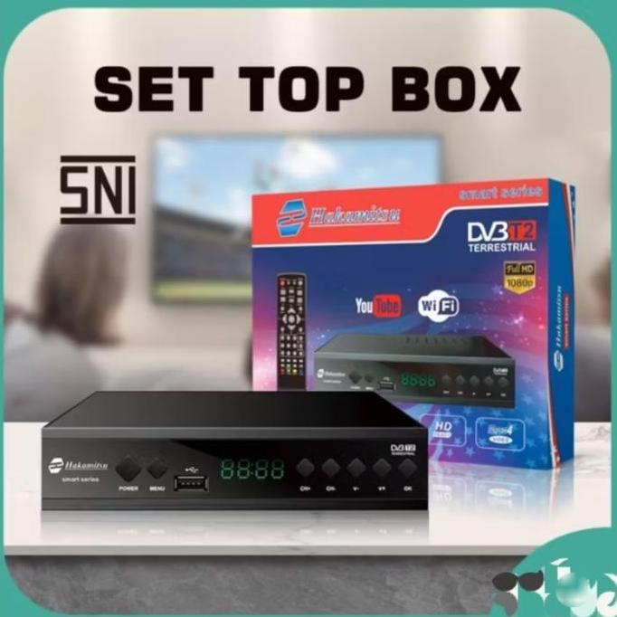 DF397 >> SET TOP BOX SANEX PENERIMA SIARAN TV DIGITAL MPEG4 DVB-T2