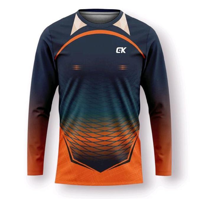 ATASAN TRAINING LENGAN PANJANG PRIA DAN WANITA FULL PRINTING BAJU OLAHRAGA TANGAN PANJANG KEKINIAN K