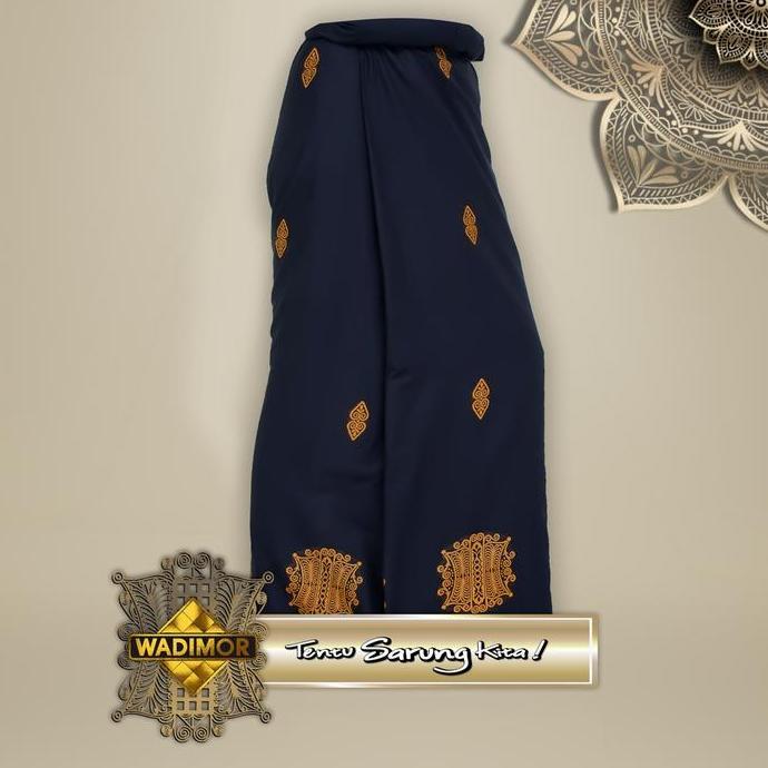 Wadimor Sarung Tenun Jacquard Bordir Pintu Aceh Kain Katun Dewasa