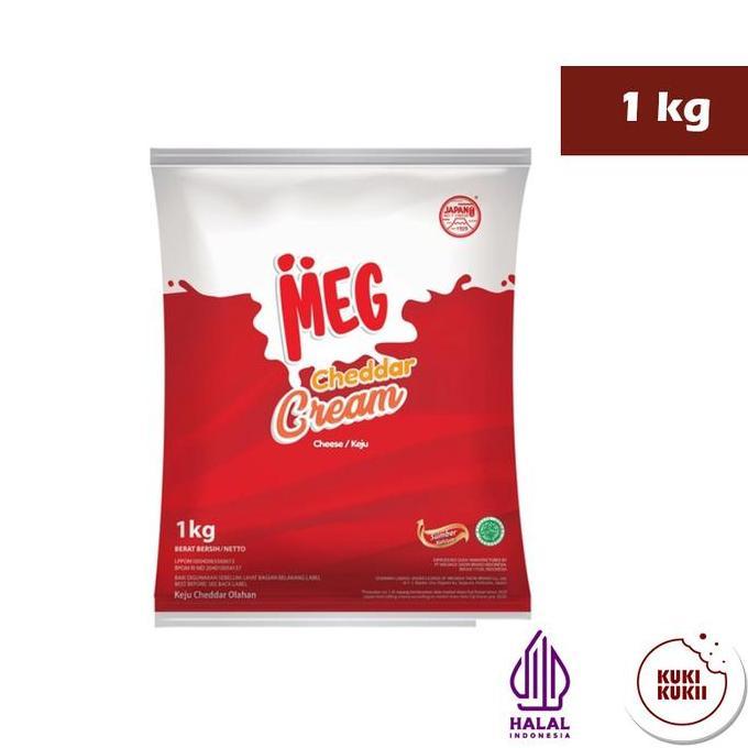 New- Meg Cream Cheese 1kg | Meg Cream Keju Cheedar 1 kg