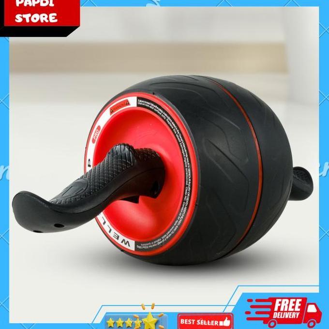 Alat FITNESS Olahraga AB ROLLER ABS Wheel AB Machine Alat Situp Sit Up