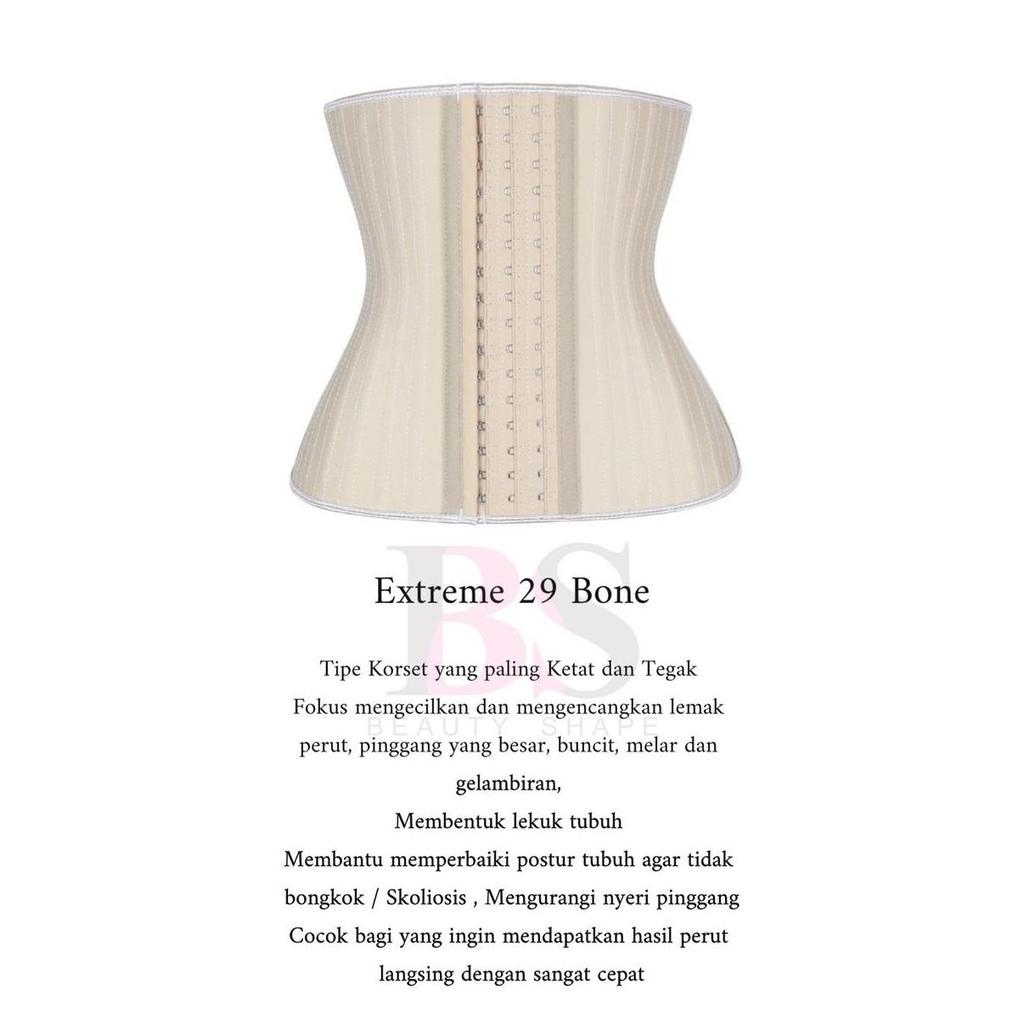 29 Bones Waist Shaper / Waist Trainer / Korset Made In Colombia